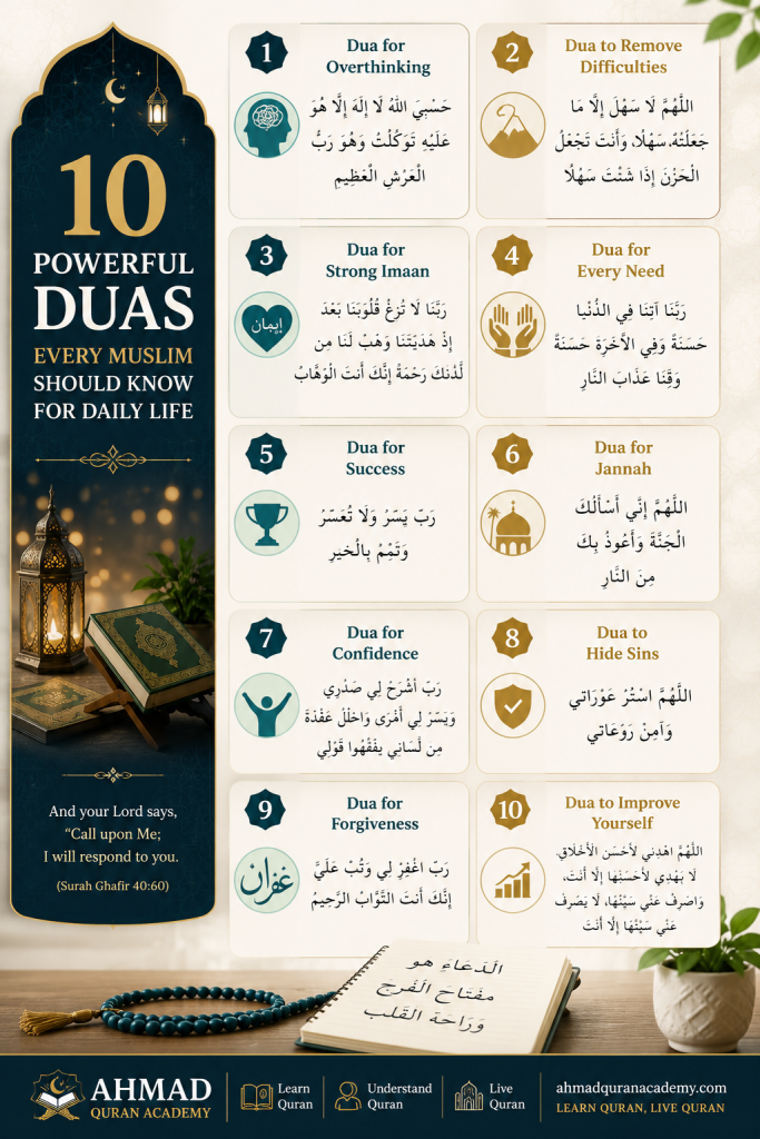 10 daily duas
