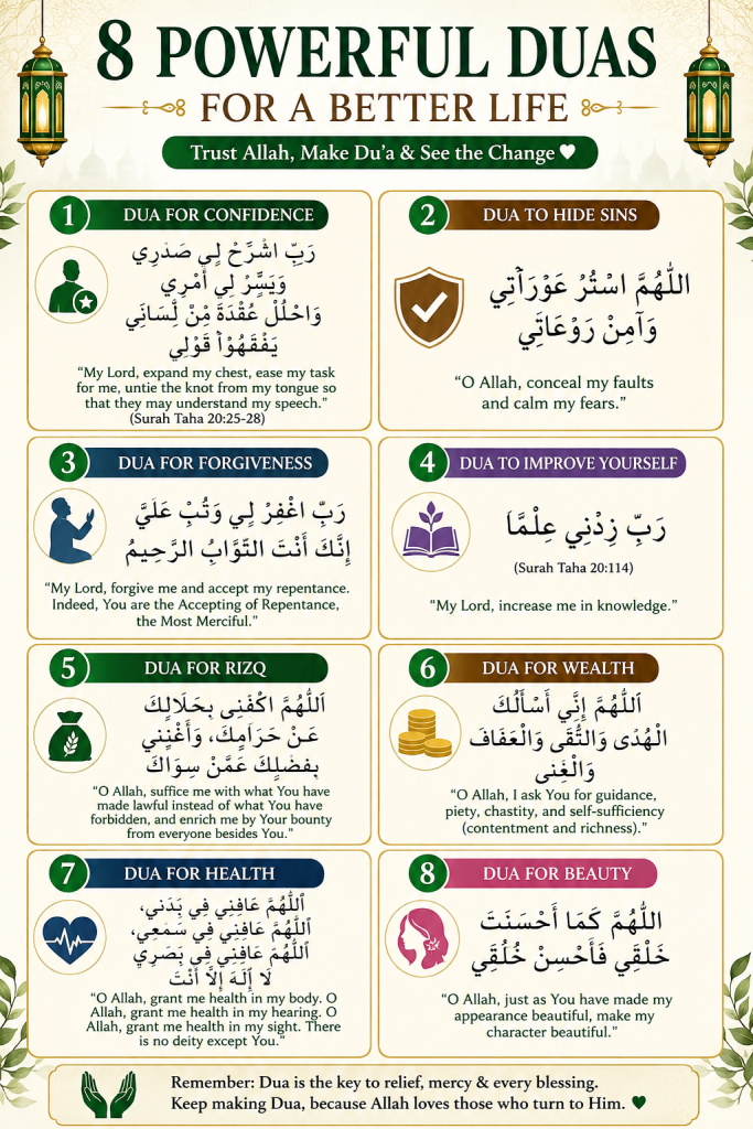 8 Powerful Duas